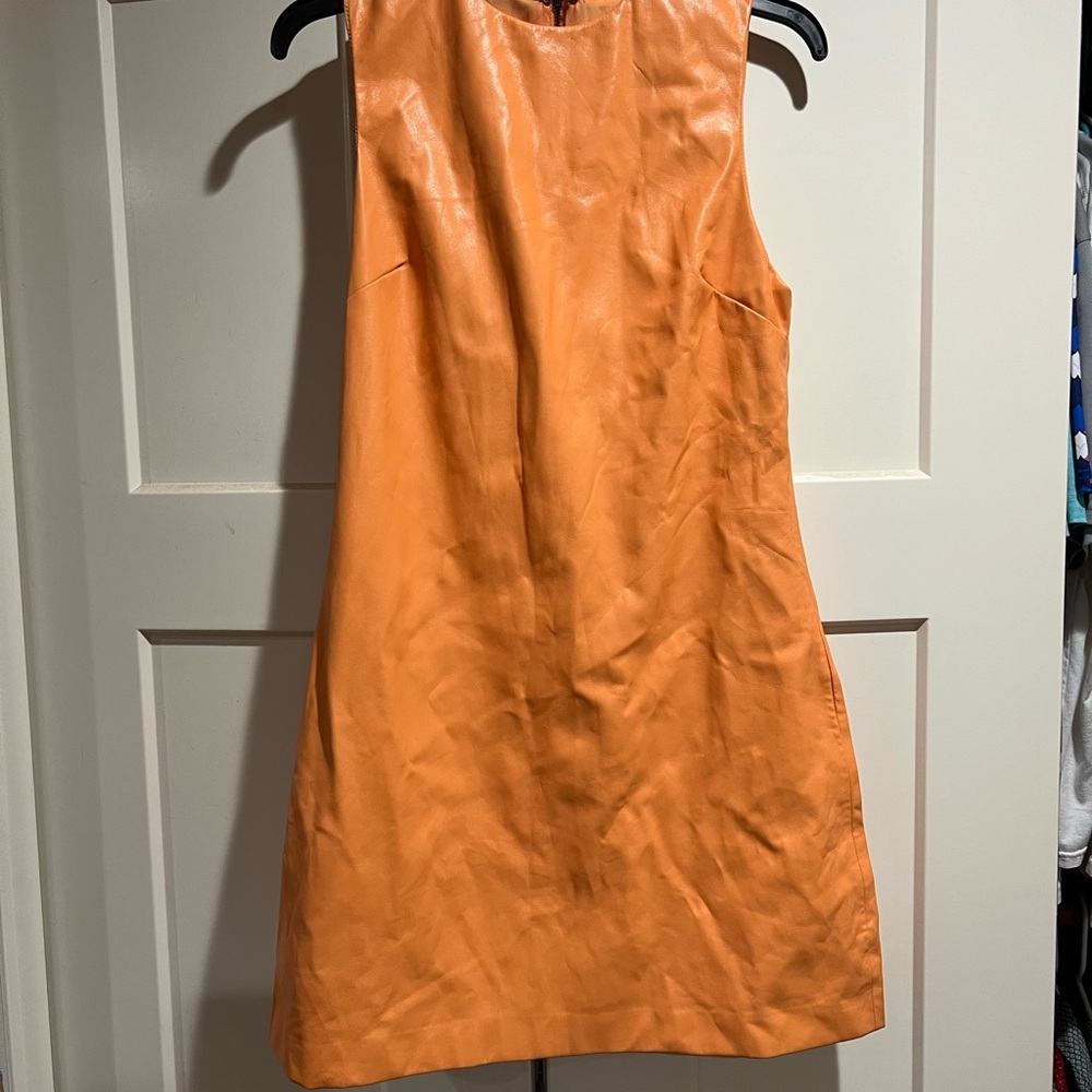 House of Harlow 1960 Vibrant Orange Mini Dress